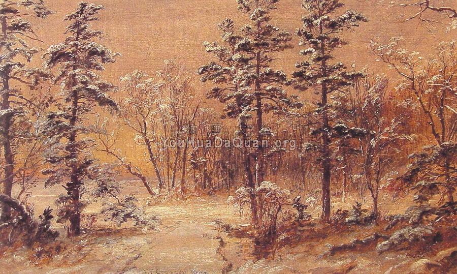 Winter-Woodland - 杰西裴·弗朗西斯·克罗普赛